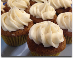 pumpkin mini-cupcakes